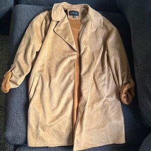 Love Tree Camel/Tan Faux Suede jacket